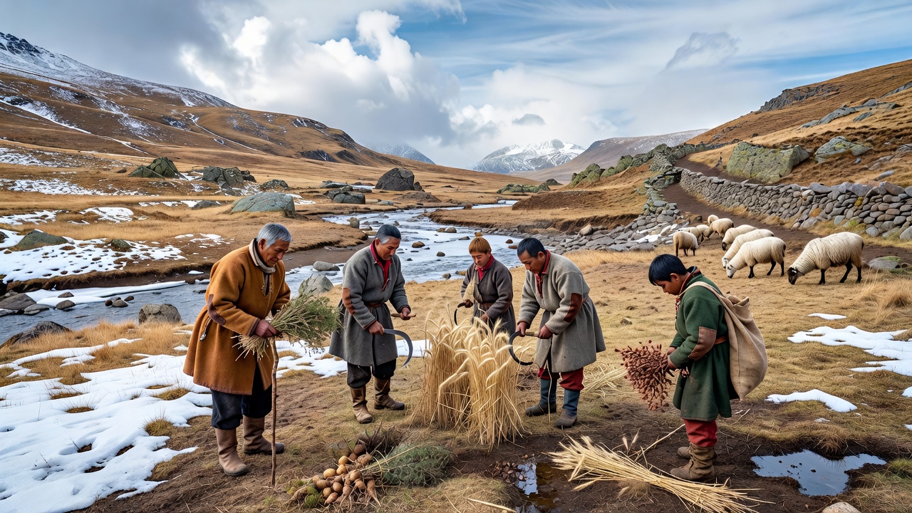How Seasonal Weather Shifts Shape Traditional Resource Gathering in Remote Highland Ecosystems