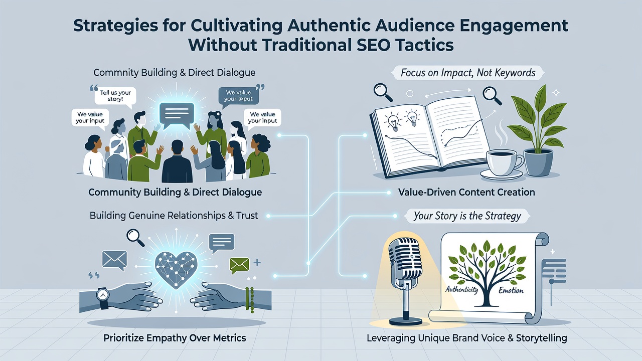 Illustration of live interactive sessions and user-generated contributions strengthening audience bonds